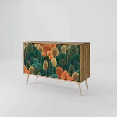 Immagine prodotto di Cassettiera Spacerebels a 2 ante - credenza cassettiera - credenza alta - mobile guardaroba - soggiorno camera da letto - 57,5×111×42 (HxLxP)