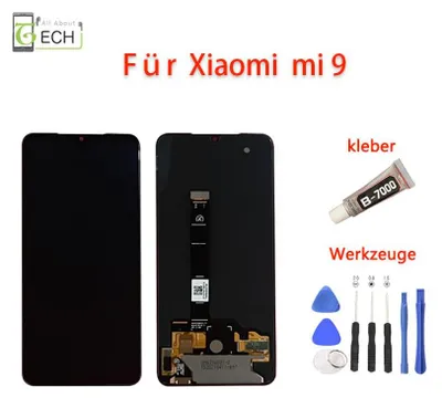 Produktbild von Für Xiaomi Mi 9 / Mi9 LCD (OLED) Display Touch Screen Bildschirm Kleber Werkz...