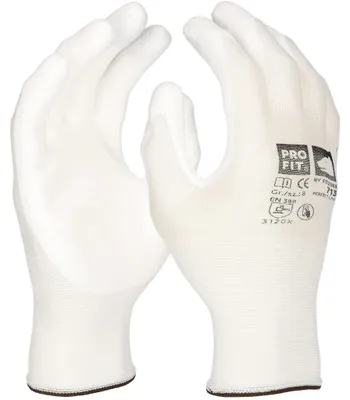 PU-Handschuh "Perfect Lite"weiß/weiß, Touch-Screen 11 (Packung à 12 Paar)