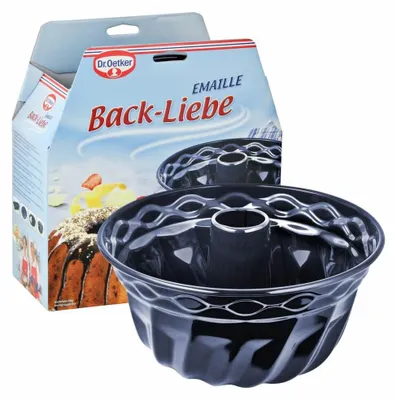 Productafbeelding van Dr. Oetker Gugelhupfform, bakvorm van emaille, diameter 24 cm, artikelnummer 169315, B-kwaliteit! (1)