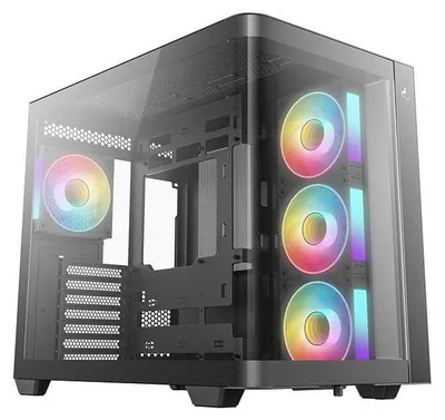 Immagine prodotto di Case per PC - DEEPCOOL - CG530U 4F - Mid-tower - Formato Micro-ATX - 4 ventole ARGB incluse - Nero