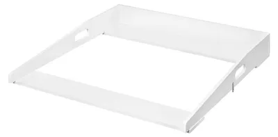 Produktbild von Universeller Wickelaufsatz mit Seitenwänden | Weiß | 70x75x10 cm
