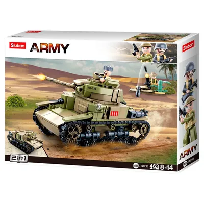 Immagine prodotto di Carro armato medio italiano dell'esercito Sluban M38-B0711