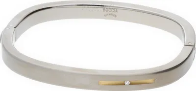 Produktbild von Boccia Damen Armreif aus Titan mit Brillant in Bicolor - 0304-01