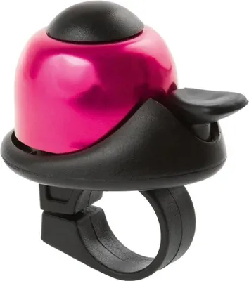 Produktbild von M-WAVE Mini-Glocke Alu Pink schwarzes Kunststoff-Unterteil