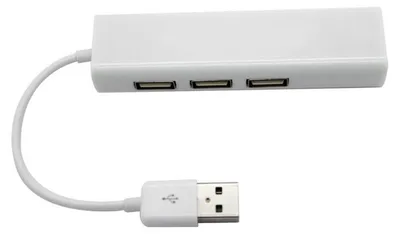 Image de Hub USB vers RJ45 480 Mbps haute vitesse, en cuivre et PVC, adaptateur USB vers Ethernet largement compatible pour téléphone et ordinateur