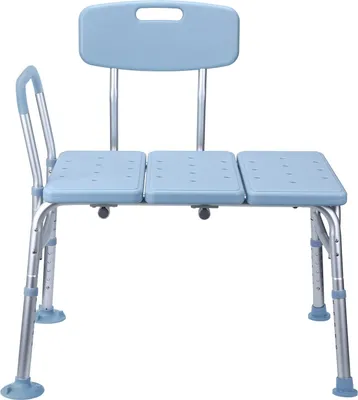 Obrázek produktu pro Sessamen-LP sprchová stolička, sprchová židle s madlem do vany, opěradlo pro seniory výškově nastavitelné 85-96 cm, zvedák na WC, protiskluzové nožičky, sedátko do vany, typ 10