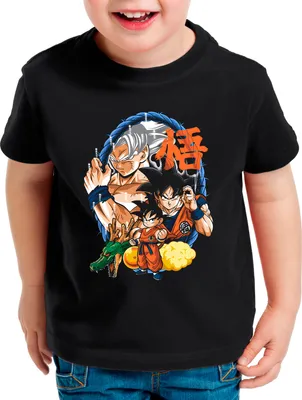 Produktbild von style3 Saiyan Evolution Kinder T-Shirt super dragon saiyan z gt