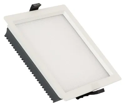 Produktbild von LED Downlight Einbaustrahler 25W Eckig Aero 130lm/W Mikroprismatisch Ausschnitt 165x165 mm 3000K - 4000K - 6000K Wählbar (Warm-Neutral-Kalt)