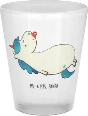 Produktbild von Mr. & Mrs. Panda Schnapsglas Einhorn Schnuller - Transparent - Geschenk, Unicorn, Baby, Stamper, Mama, Schnapsbecher, Einhörner, Geburtstag, Pinnchen, Mutter, Shot Glas