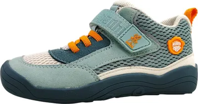 Immagine prodotto di Affenzahn, scarpe per bambini Cheerly Hase, scarpe basse, con chiusura a velcro, scarpe minimaliste, colore verde, per il tempo libero