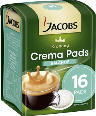 Produktbild von Jacobs 633923, Coffee Pods, 16 Tassen, 16 Stück(e)