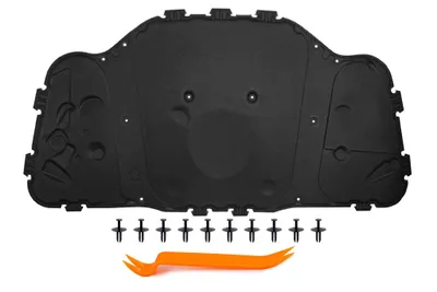 Produktbild von Motorhaubendämmung Schalldämmung der Motorhaube Motorhauben-Dämmmatte MIT CLIPS FÜR BMW 5er E60 / BMW 5er E61 2003-2010 51487148208 / 51487033727