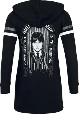 Produktbild von Wednesday Kapuzenjacke Damen Wednesday - Smell Or Sorrow schwarz L