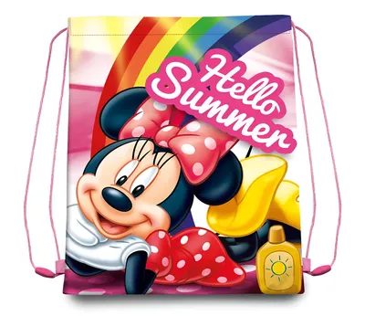 Immagine prodotto di Borsa sportiva grande Disney 40x30 cm - Minnie Mouse/Estate