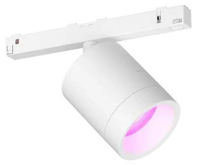 Produktbild von Philips Hue White and Color ambiance Perifo Zylinderspot Erweiterung weiß, Intelligenter Einbaustrahler, Bluetooth/Zigbee, Weiß, Integrierte LED, Metall, Nicht austauschbare(s) Leuchtmittel