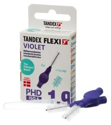 Image de Tandex Flexi Ultrasoft brosse Phd 1.9/iso 6 viol. 6X1 pc