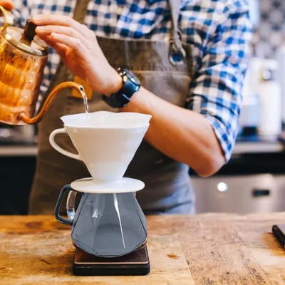 Produktbild von Glas Kaffeekanne Hitzebeständige Kaffeekanne - 400ml