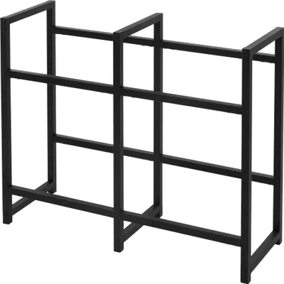 Obrázek produktu pro ML-Design stojan na 4 přepravky na nápoje, 91x31x75,5 cm, ocel, volně stojící, volně stojící stojan na přepravky na nápoje