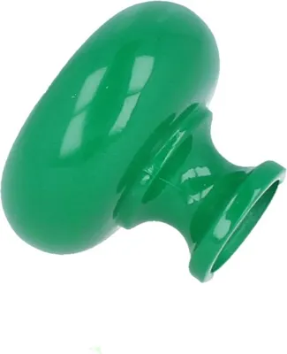 Produktbild von Möbelknopf Schrankknopf Knopf Türknopf Türgriff massives Metall Höhe 27mm Grün