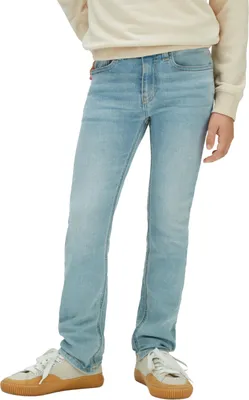 Immagine prodotto di Jeans da bambino Calvin Klein, modello Andrew Wash, vestibilità slim fit, colore blu, taglia 8 anni