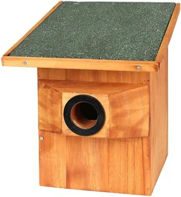 Produktbild von BURI Vogel-Nistkasten Nisthöhle Brutkasten Brutstätte Vogelhaus Vogelhäuschen Holz