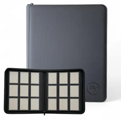 Produktbild von Toploader Binder Album für 288 Sammelkarten - Ordner Kartenbinder mit Reißverschluss, Side Loading Taschen, Kunstleder Karten Album für TCG Karten