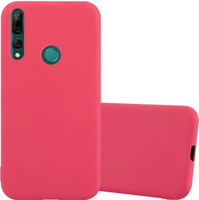 Immagine prodotto di Cadorabo cover per Huawei P SMART Z / Y9 PRIME 2019 / Enjoy 10 PLUS cover protettiva in rosso cover per telefono cellulare custodia in silicone TPU