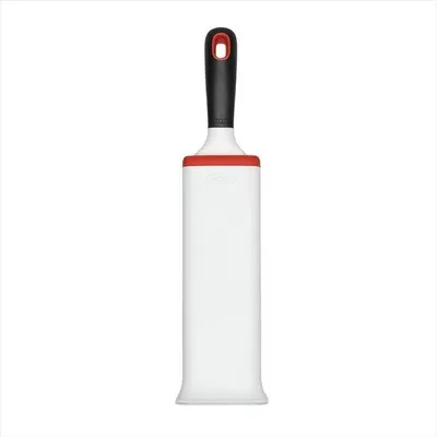 Image de Brosse autonettoyante pour éliminer la poussière et les peluches, idéale pour les meubles - Blanc