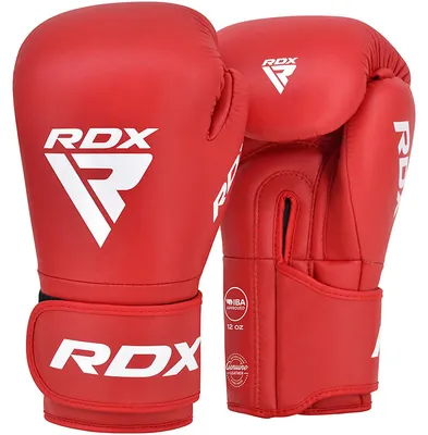 Produktbild von RDX IBA Boxhandschuhe für Amateur-Wettkämpfe, Rot
