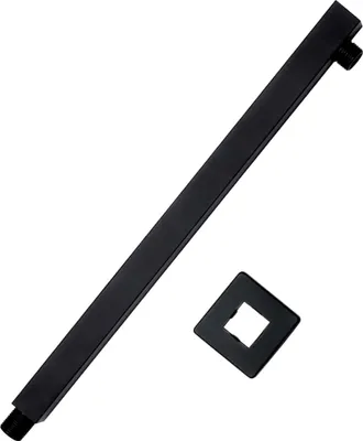 Obrázek produktu pro vidaXL Čtvercové sprchové rameno z nerezové oceli 201 černé 40 cm