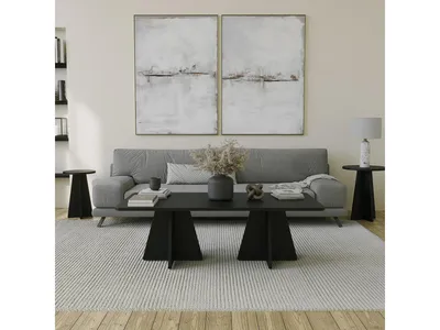 Obrázek produktu pro Skye Decor, Houba - černá, konferenční stolky, černá, 120 x 40 x 60 cm