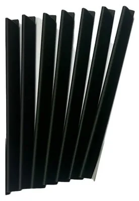 Produktbild von HOME DELUXE Klemmschiene für Zaunfolie DEDUS 20er Set - Dunkelgrau I Dunkelgraue Klemmschiene, Klemmschiene, PVC Klemmschiene, Kunststoff Klemmschiene, Folienhalter Zaun, PVC dunkelgrau, Graue Kunststoffschiene, Schnellmontage Zaunfolie, Klemmschienen Set, Zubehör für Sichtschutzfolie, Klemmschiene für Zaunfolie, Befestigungsschiene für Zaunfolie, Zaunfolie Halterung, Zaunfolie Befestigung