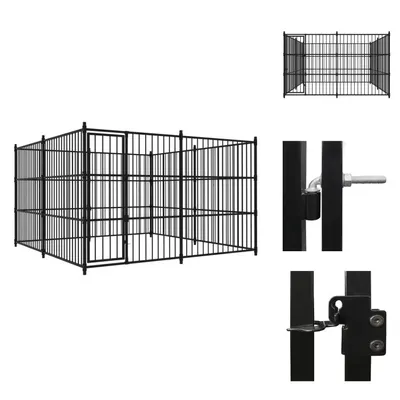 Produktbild von vidaXL Outdoor-Hundezwinger 300×300×185 cm -  Hundezwinger & -ausläufe