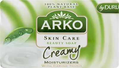 Image de Cube de savon Arko avec texture crème, 90g