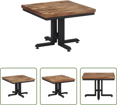 Produktbild von The Living Store Couchtisch 55x55x40 cm Recyceltes Massivholz Teak