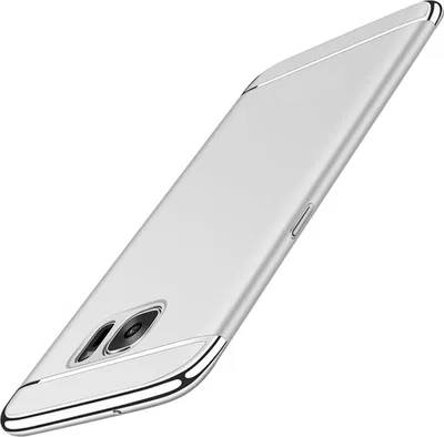 Produktbild von Handy Hülle Schutz Case für Samsung Galaxy J5 2016 Bumper 3 in 1 Cover Silber