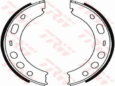 Produktbild von Trw Bremsbackensatz, Feststellbremse Hinterachse GS8706