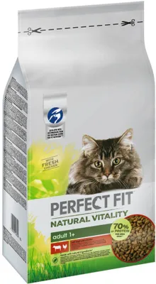 Produktbild von PERFECT FIT™ Katze Beutel Natural Vitality Adult 1+ mit Rind und Huhn 6kg