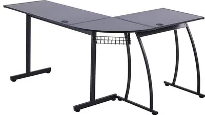 Produktbild von Famanu Computertisch L-förmig - Schwarz