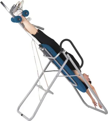 Produktbild von Massageliege, Inversionsbank mit grauem Rahmengestell, div. Farben, Farbe:53 königsblau