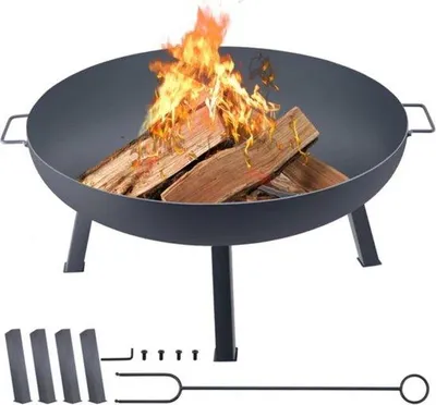 Produktbild von Famanu Feuerschale 85 cm Durchmesser - Multifunktional für den Außenbereich