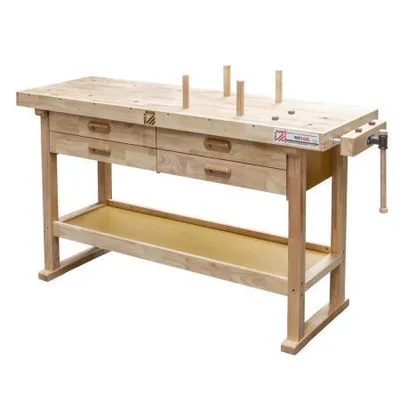Produktbild von Holzmann Hobelbank WB162L inkl. 4 Bankhaken und Haltestäbe
