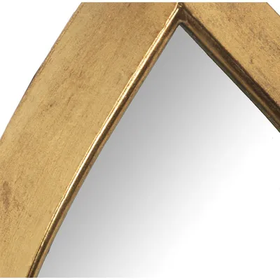 Produktbild von DRW Wandspiegel aus Metall in Gold