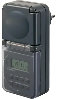 Produktbild von Brennenstuhl Digitale Wochenzeitschaltuhr IP44 anthrazit