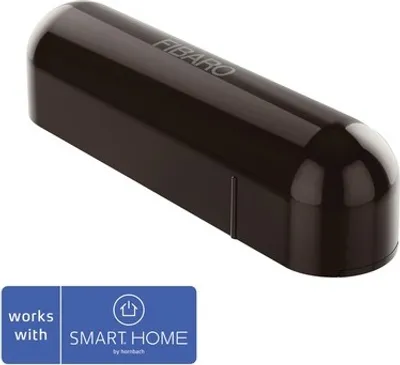 Produktbild von Fibaro Tür- und Fensterkontakt mit Temperatursensor dunkelbraun - Kompatibel mit SMART HOME by hornbach