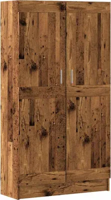 Produktbild von vidaXL Bücherschrank Altholz-Optik 82,5x30,5x150 cm Holzwerkstoff