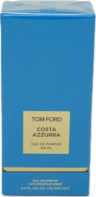 Produktbild von TOM FORD Costa Azzurra, Unisex, 100 ml, Nicht nachfüllbare Flasche, Ambrette, Kardamom, Sellerie, Seetang, Holz, Artemisia, Wacholder, Lavander, Zitrone, Mandarine, Myrte, Weihrauch, Mastix, Eiche, Weihrauch, Vanille, Vetiver