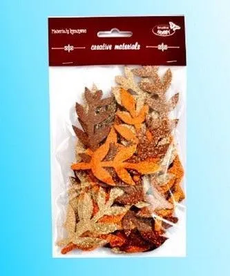 Image de Brindilles pailletées ton bronze 36pcs