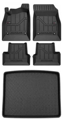 Productafbeelding van Wielganizator MotoLine TPE-automatten geschikt voor Chevrolet Cruze I (2011-2016), 4 + 1 kofferbakmat 15032
